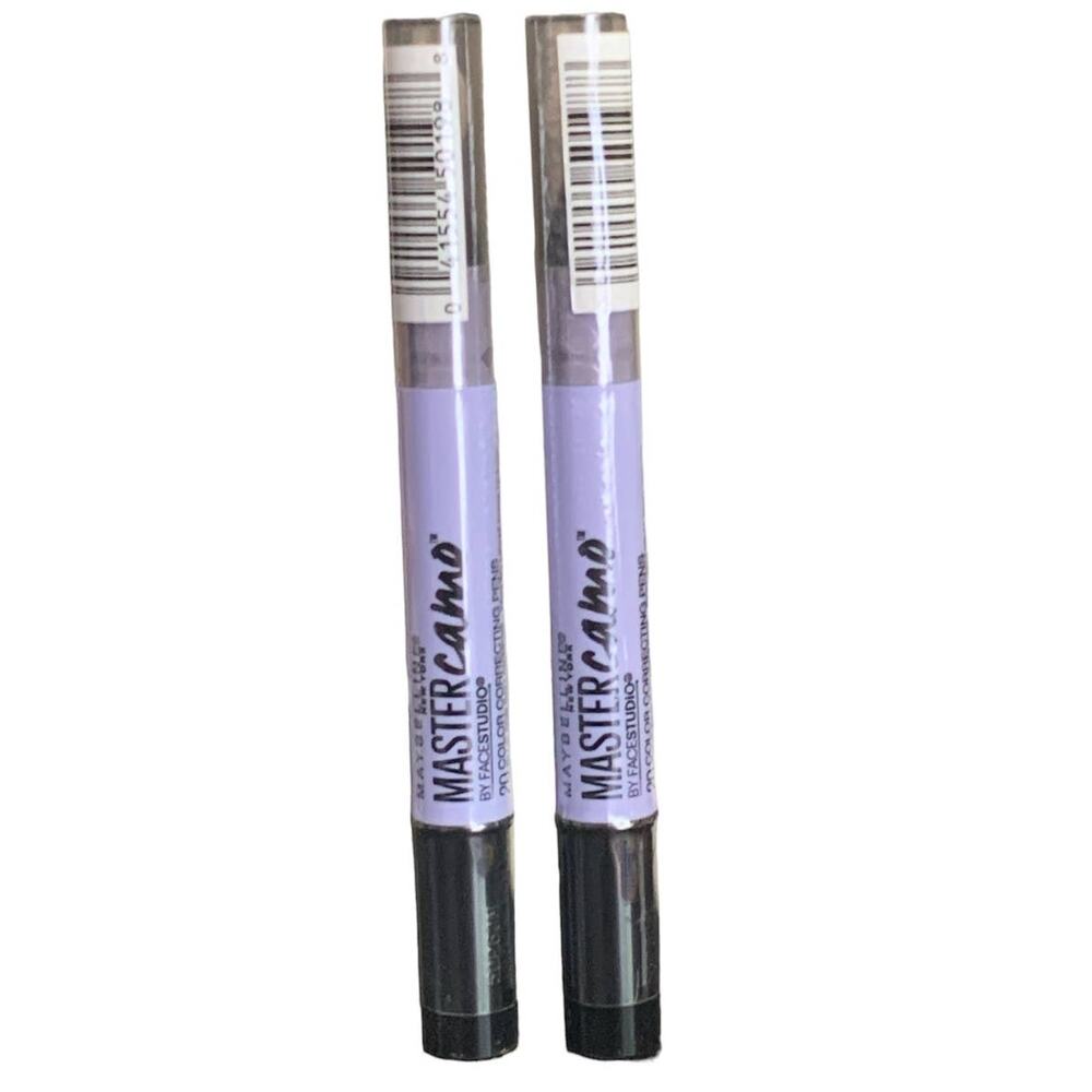 Set of 2 Maybelline NY Master Camo Color Correcting Pens, Blue for Sallowness